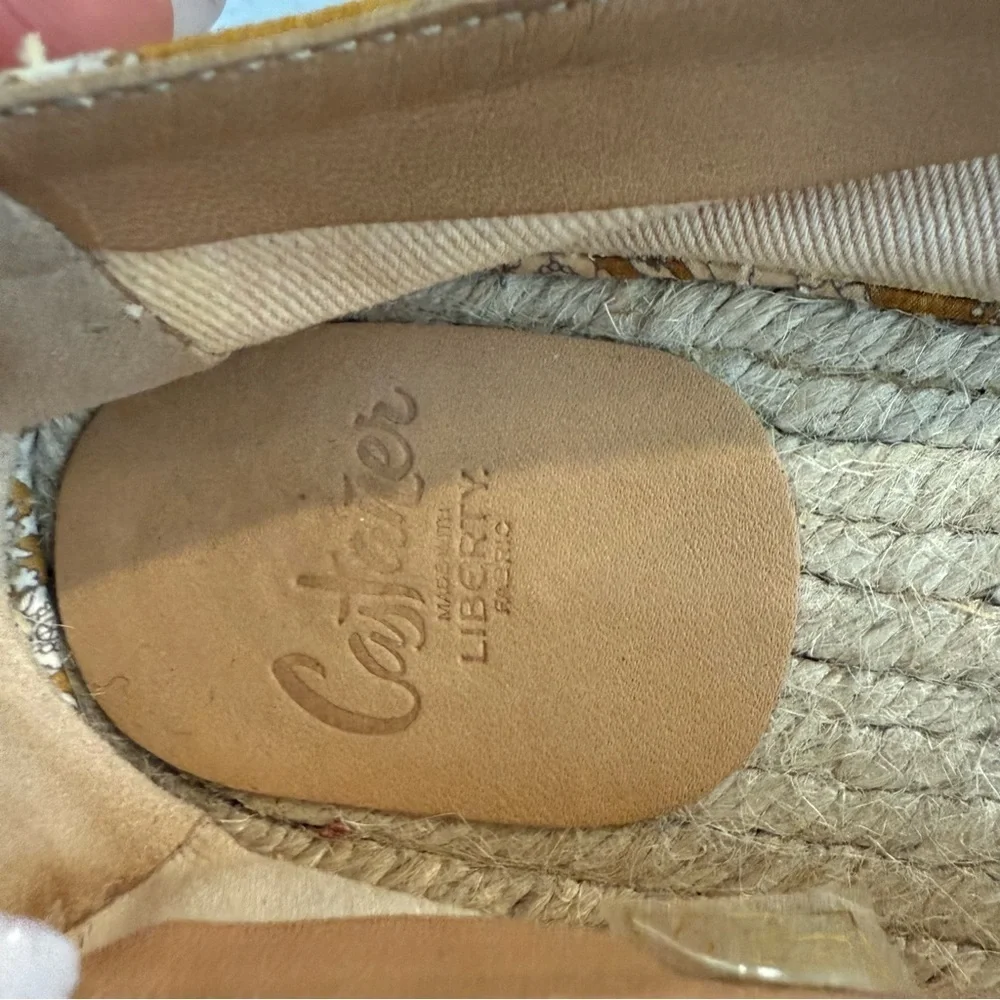 Castañer- Floral Canvas Espadrille - Size 39